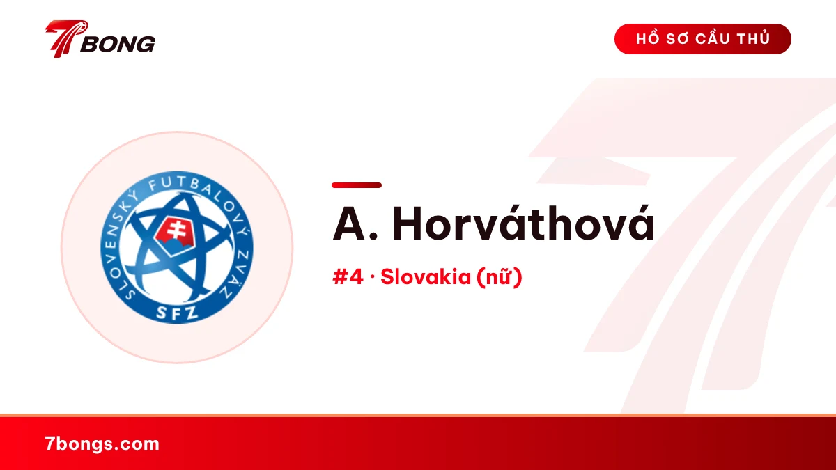 A. Horváthová — Slovakia (nữ)