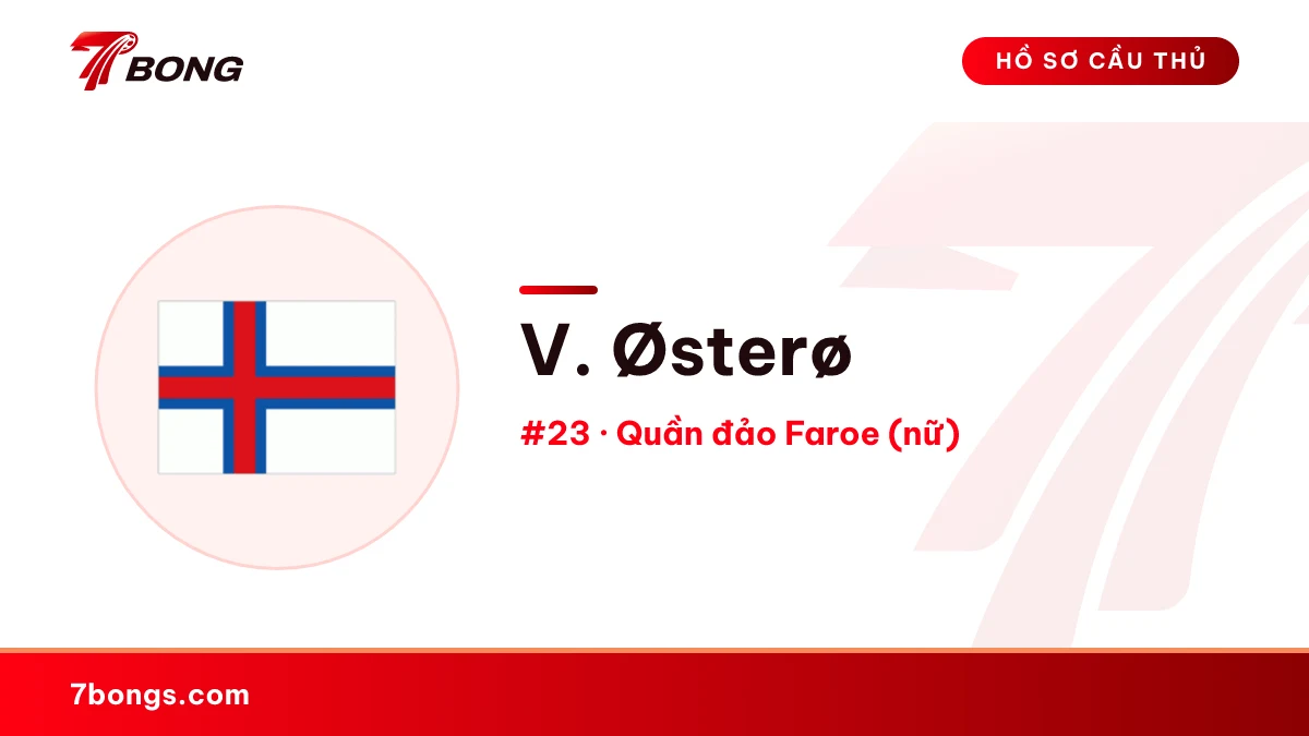 V. Østerø — Quần đảo Faroe (nữ)