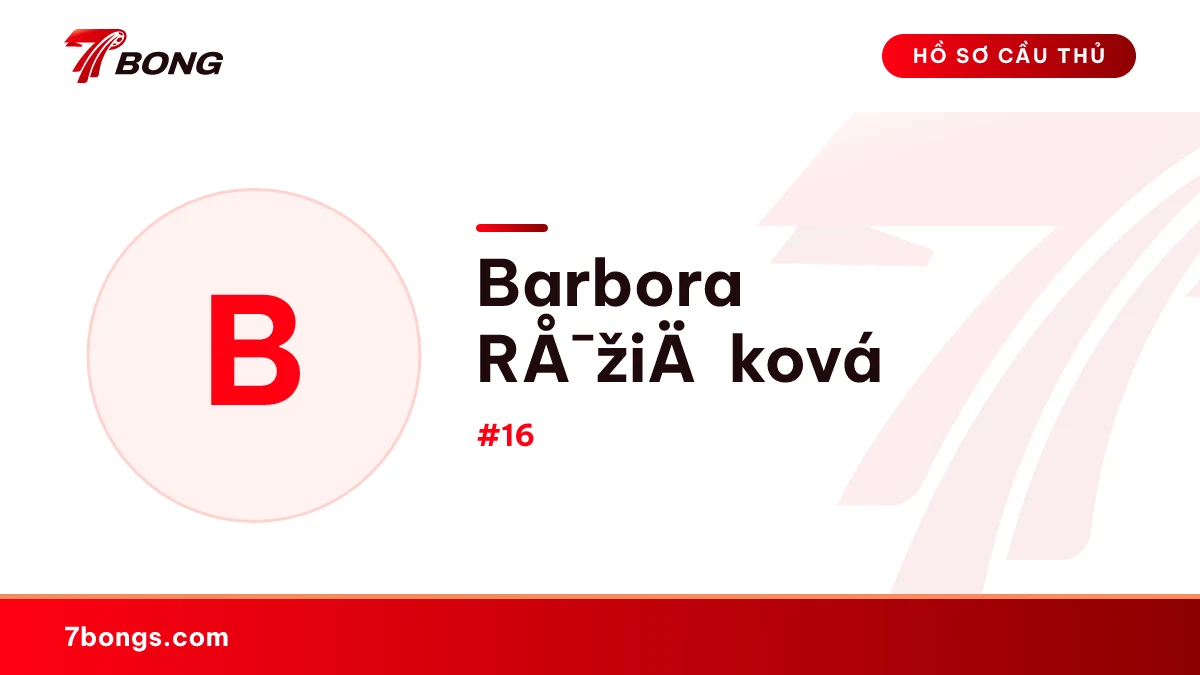 Barbora RÅ¯žiÄková