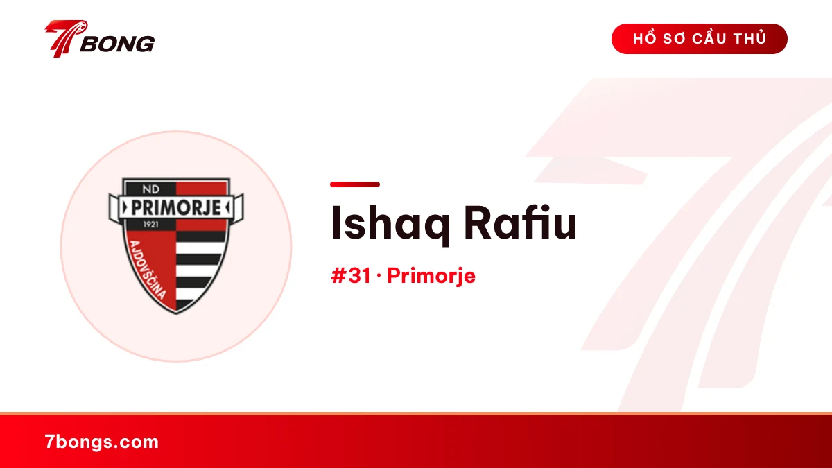 Ishaq Rafiu — Primorje