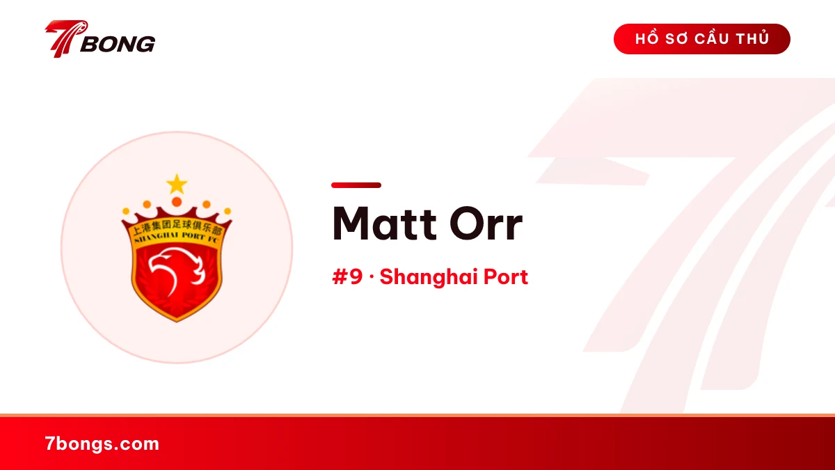 Matt Orr — Shanghai Port