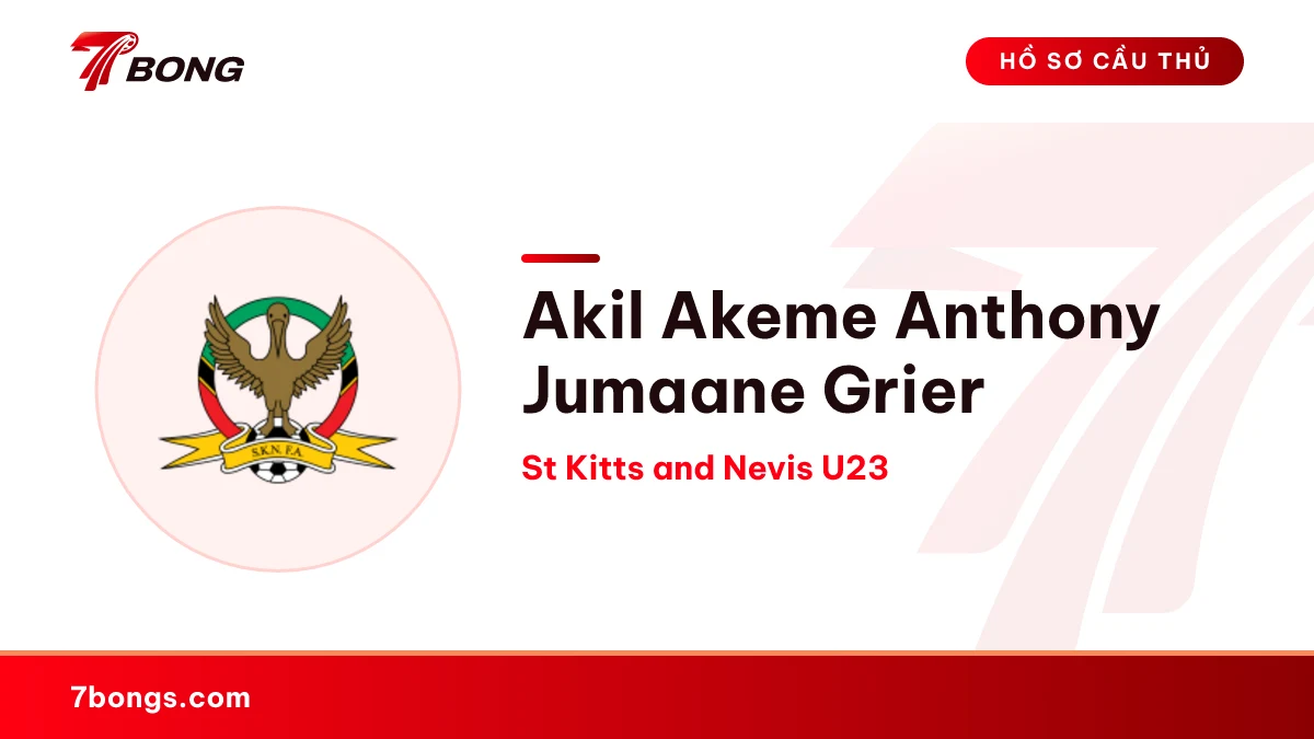 Akil Akeme Anthony Jumaane Grier — St Kitts and Nevis U23