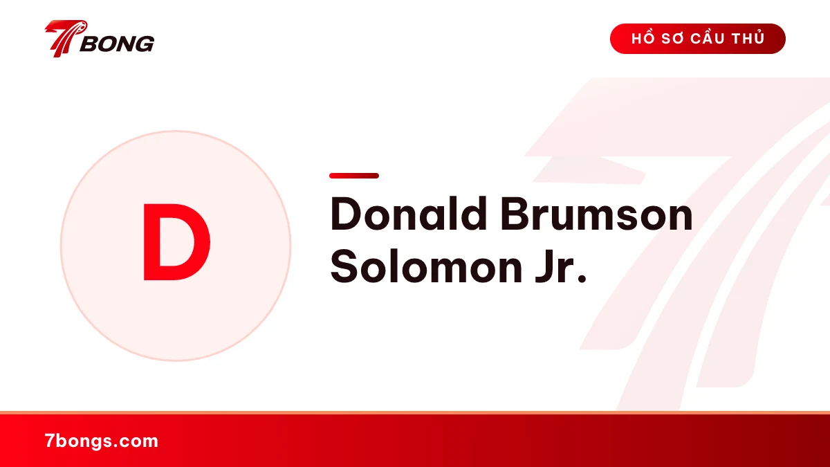 Donald Brumson Solomon Jr.