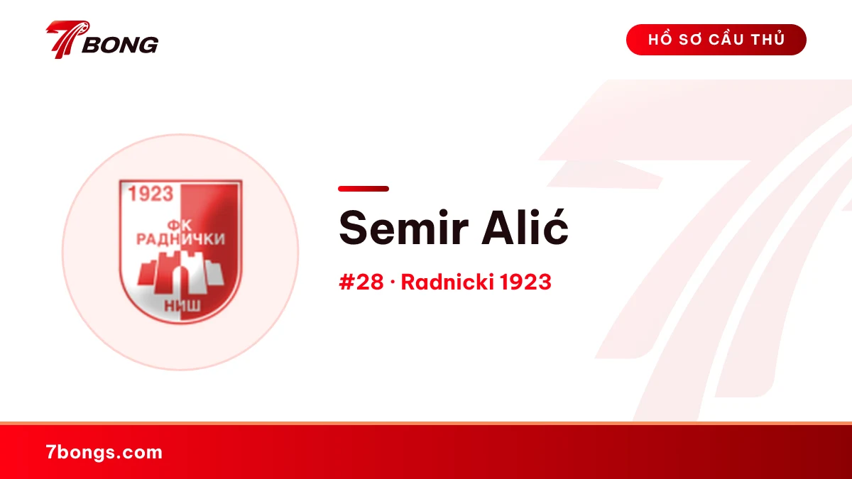 Semir Alić — Radnicki 1923