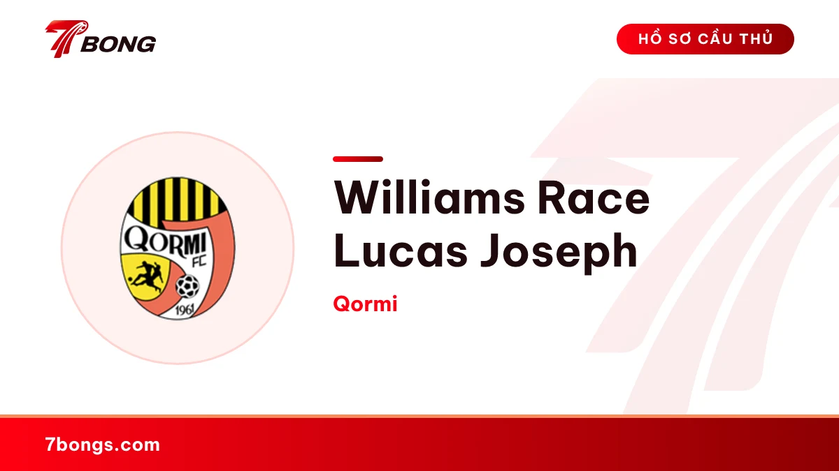 Williams Race Lucas Joseph — Qormi