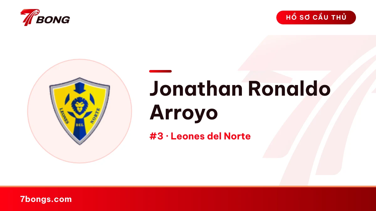 Jonathan Ronaldo Arroyo — Leones del Norte