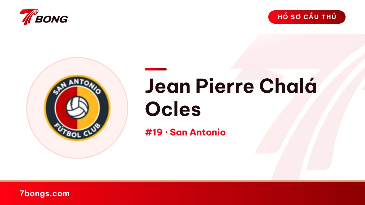 Jean Pierre Chalá Ocles — San Antonio