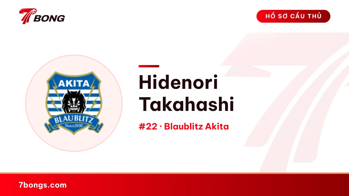 Hidenori Takahashi — Blaublitz Akita