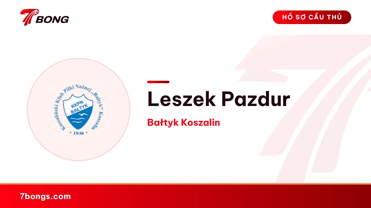 Leszek Pazdur — Bałtyk Koszalin