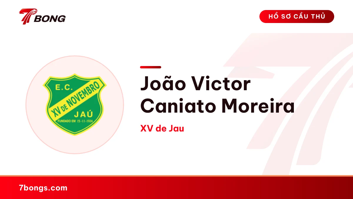 João Victor Caniato Moreira — XV de Jau
