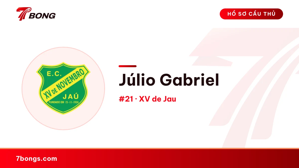 Júlio Gabriel — XV de Jau