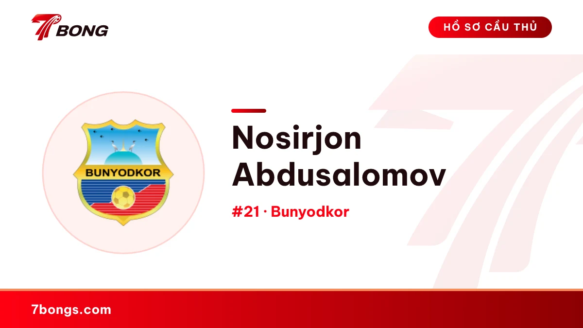 Nosirjon Abdusalomov — Bunyodkor