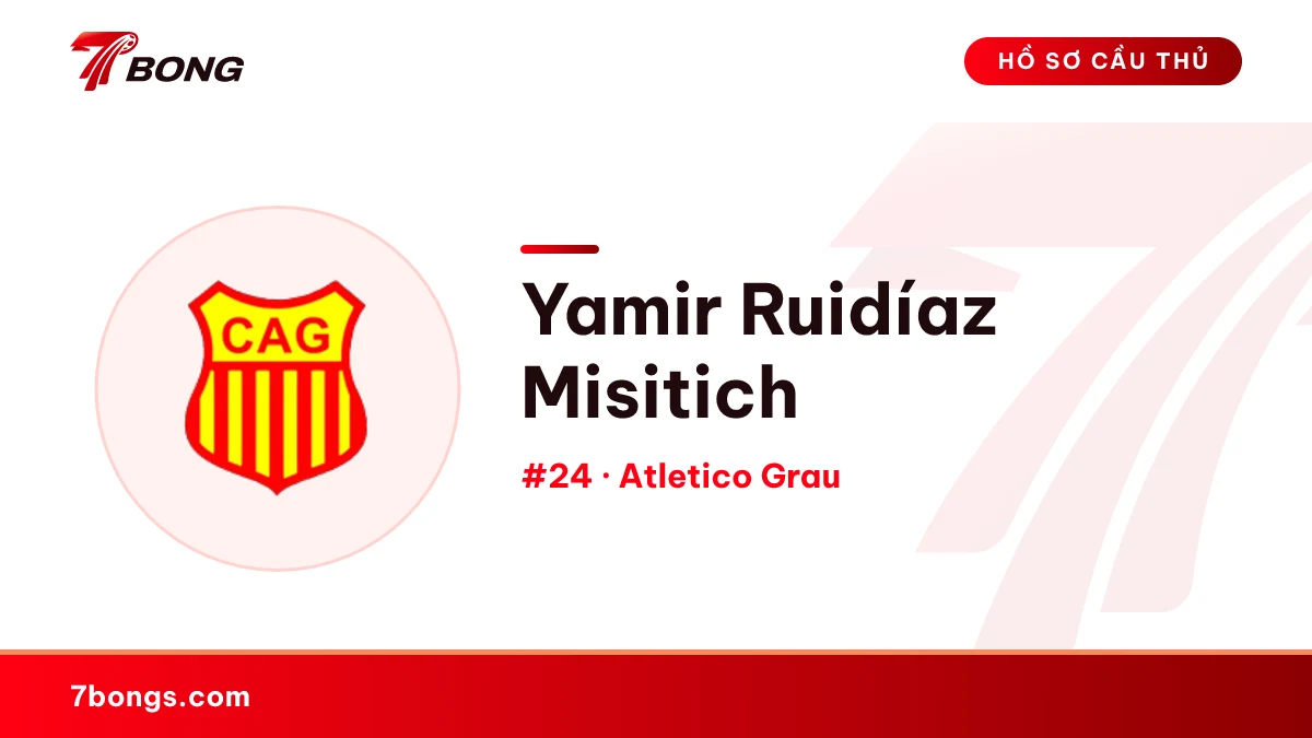 Yamir Ruidíaz Misitich — Atletico Grau