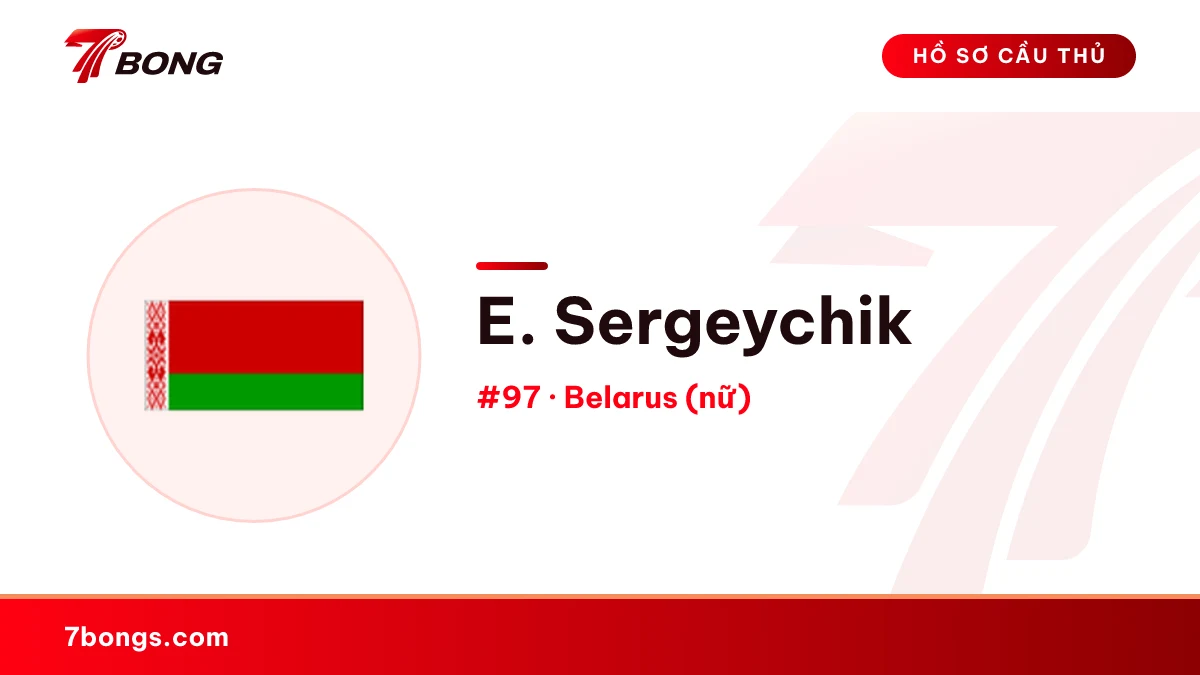 E. Sergeychik — Belarus (nữ)