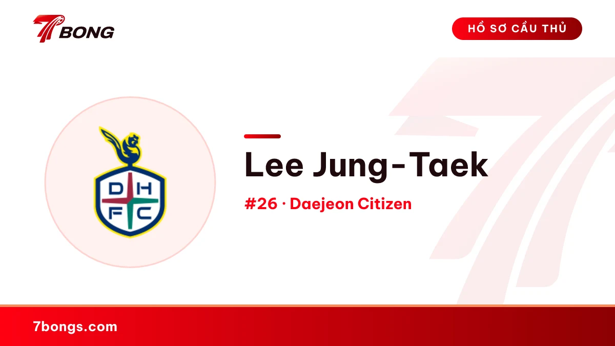 Lee Jung-Taek — Daejeon Citizen
