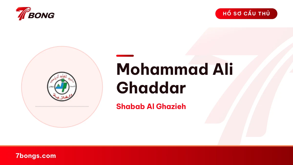 Mohammad Ali Ghaddar — Shabab Al Ghazieh