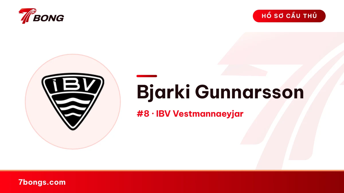 Bjarki Gunnarsson — IBV Vestmannaeyjar