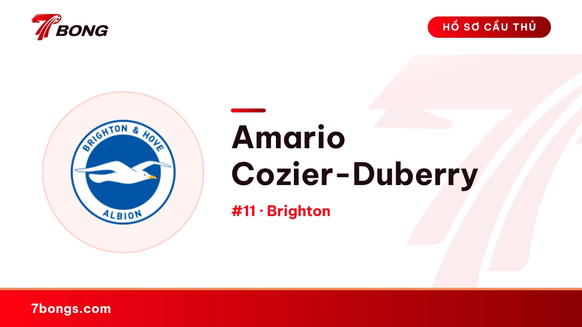 Amario Cozier-Duberry — Brighton