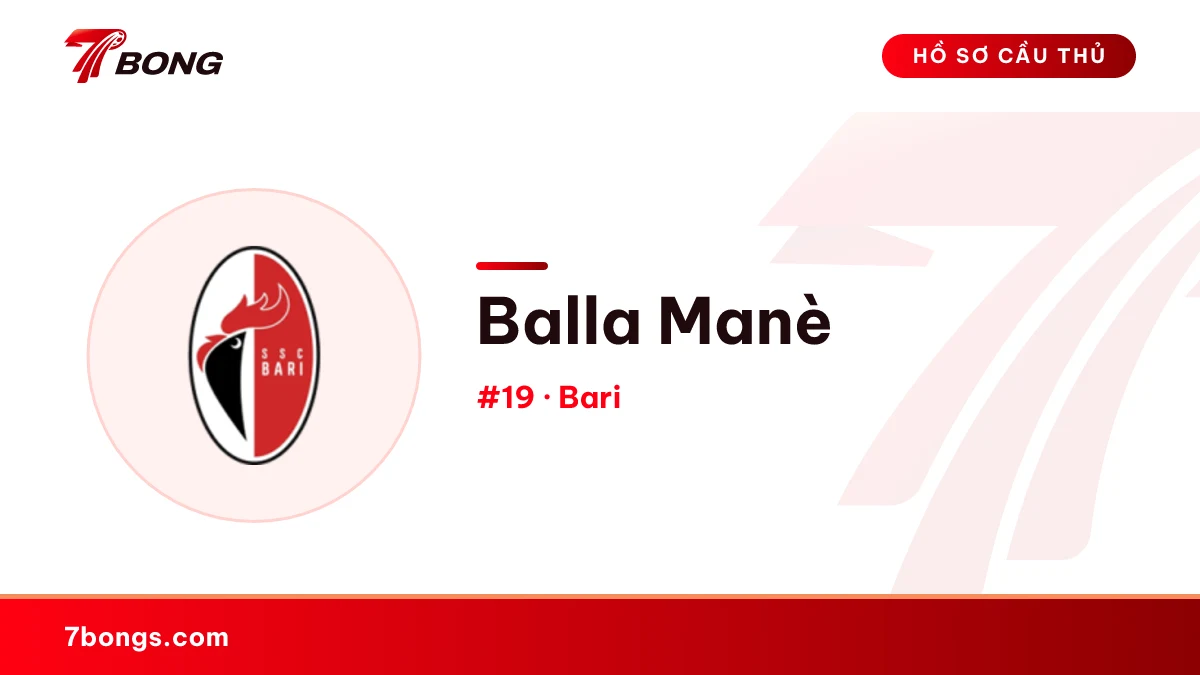 Balla Manè — Bari