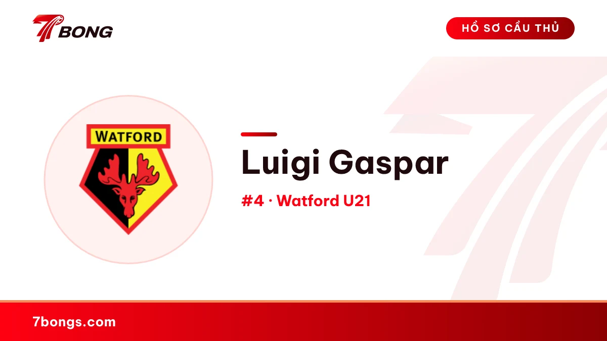 Luigi Gaspar — Watford U21