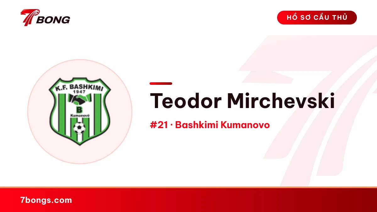 Teodor Mirchevski — Bashkimi Kumanovo
