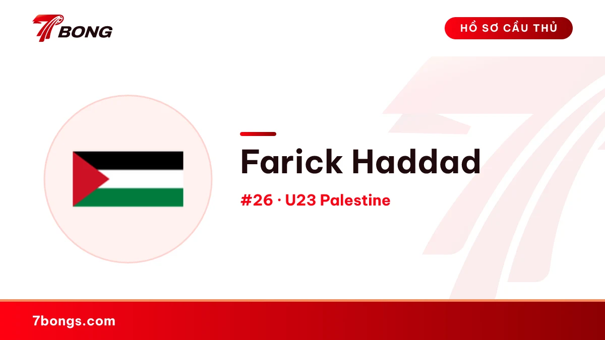 Farick Haddad — U23 Palestine