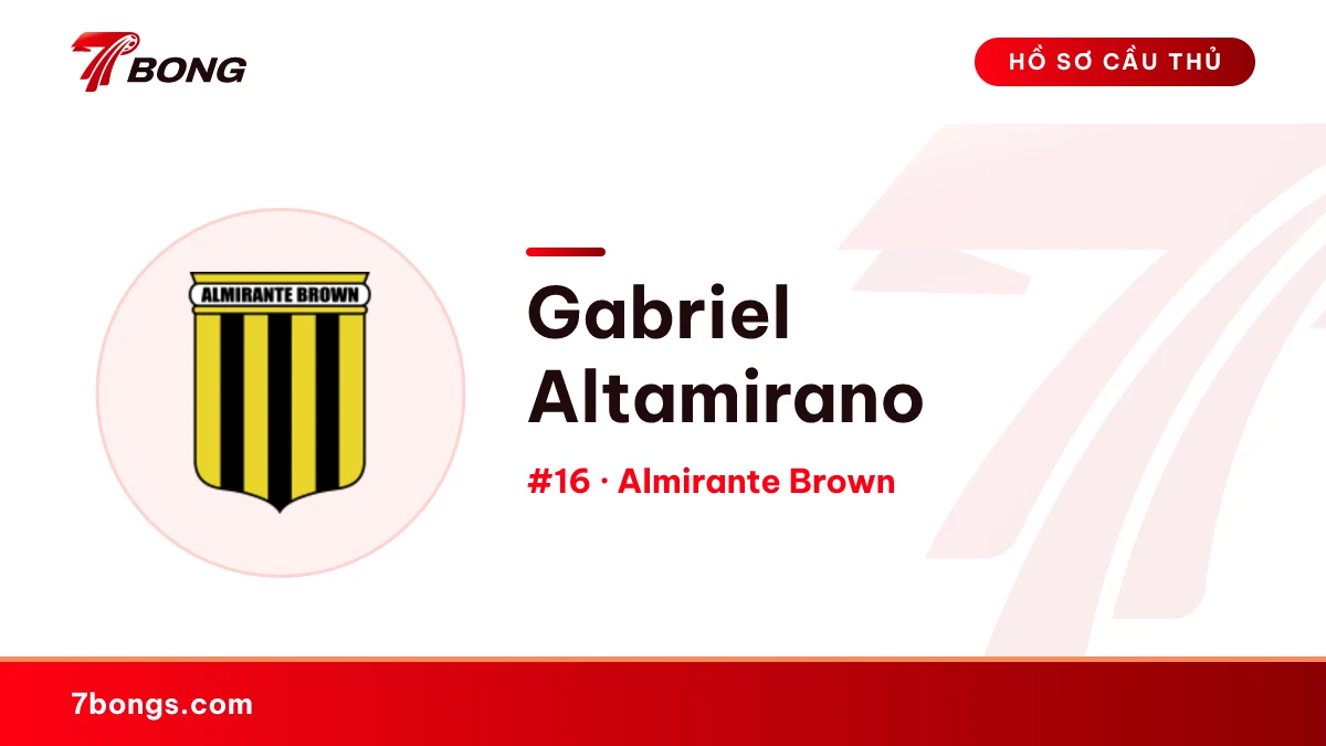 Gabriel Altamirano — Almirante Brown