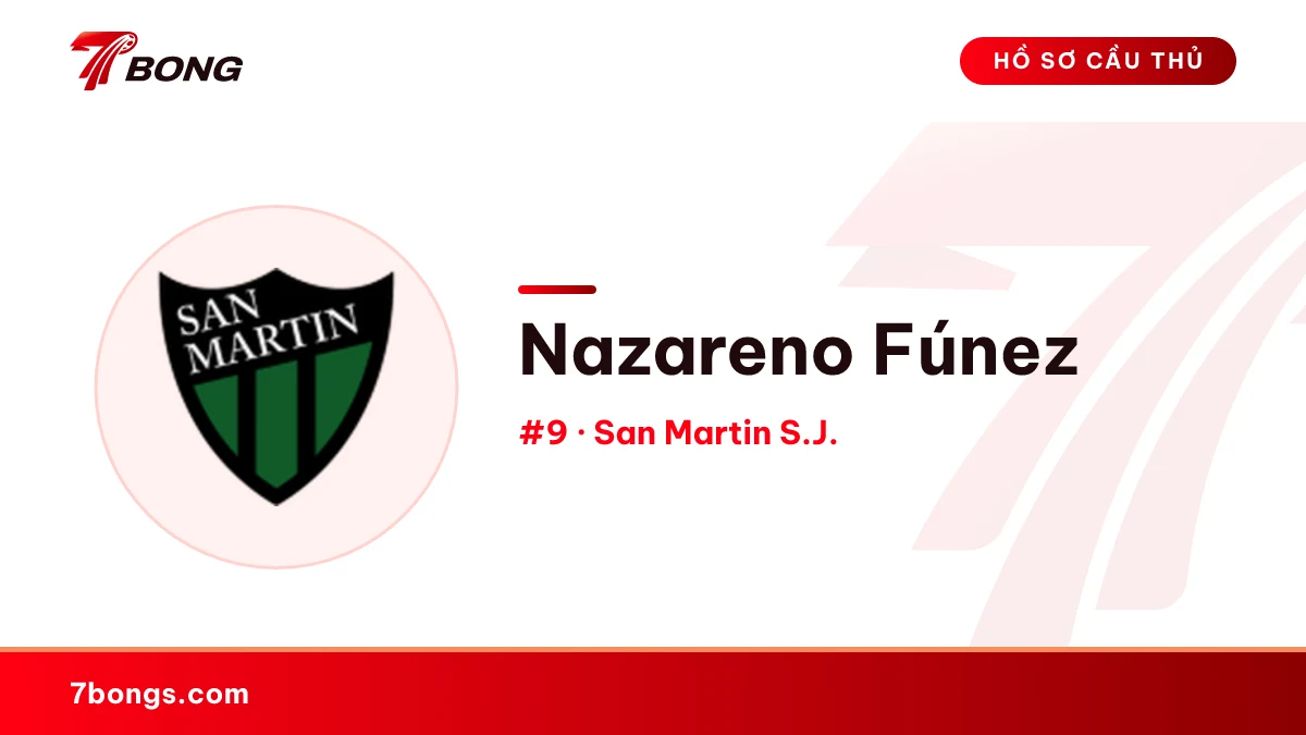 Nazareno Fúnez — San Martin S.J.