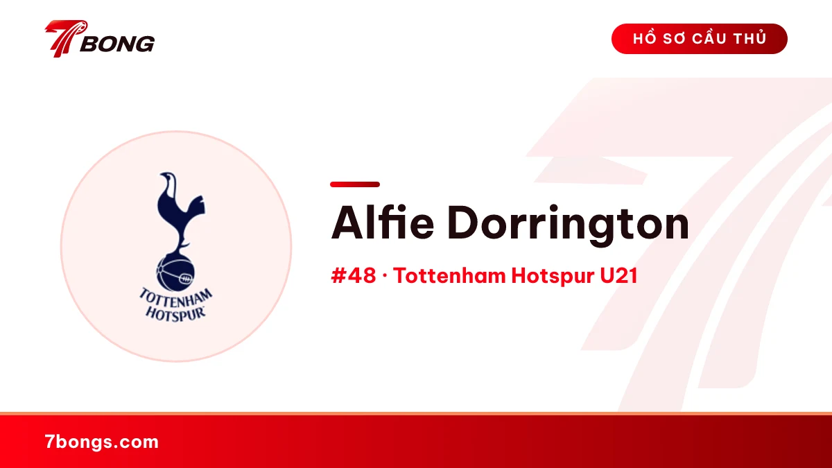 Alfie Dorrington — Tottenham Hotspur U21