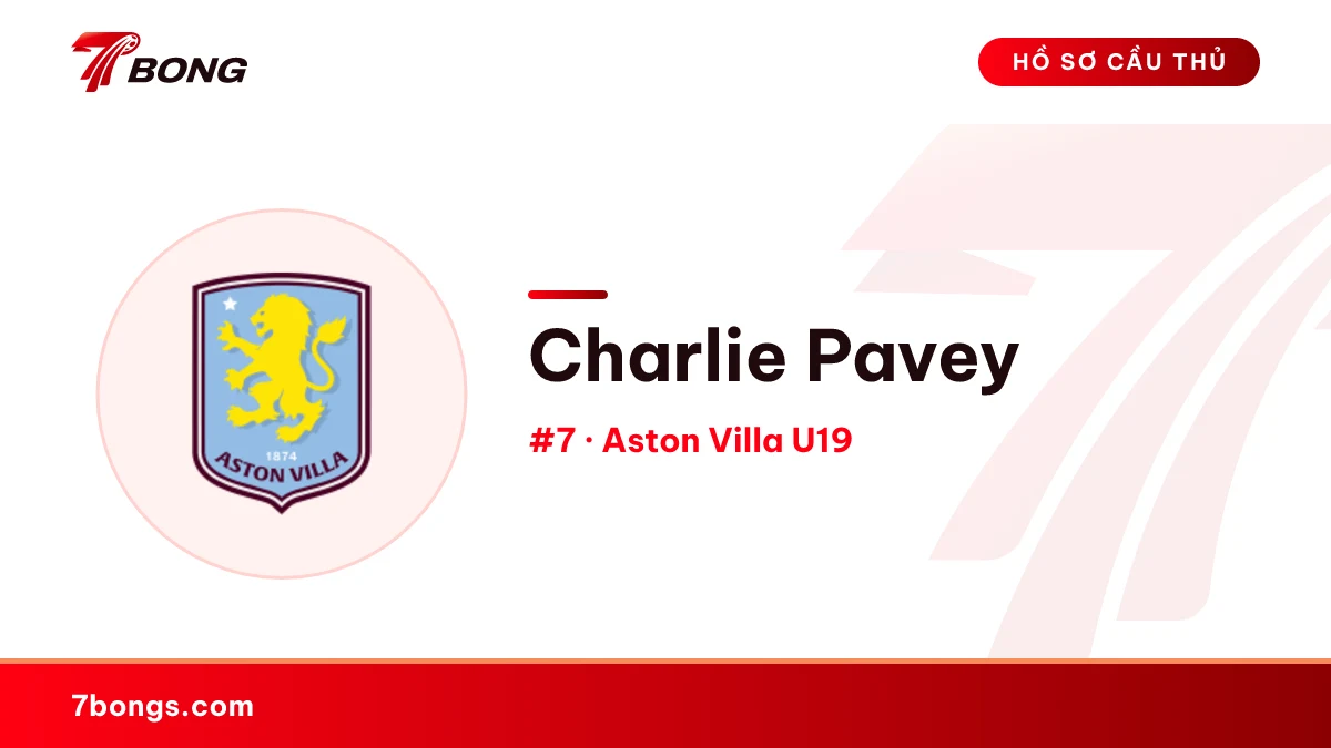 Charlie Pavey — Aston Villa U19