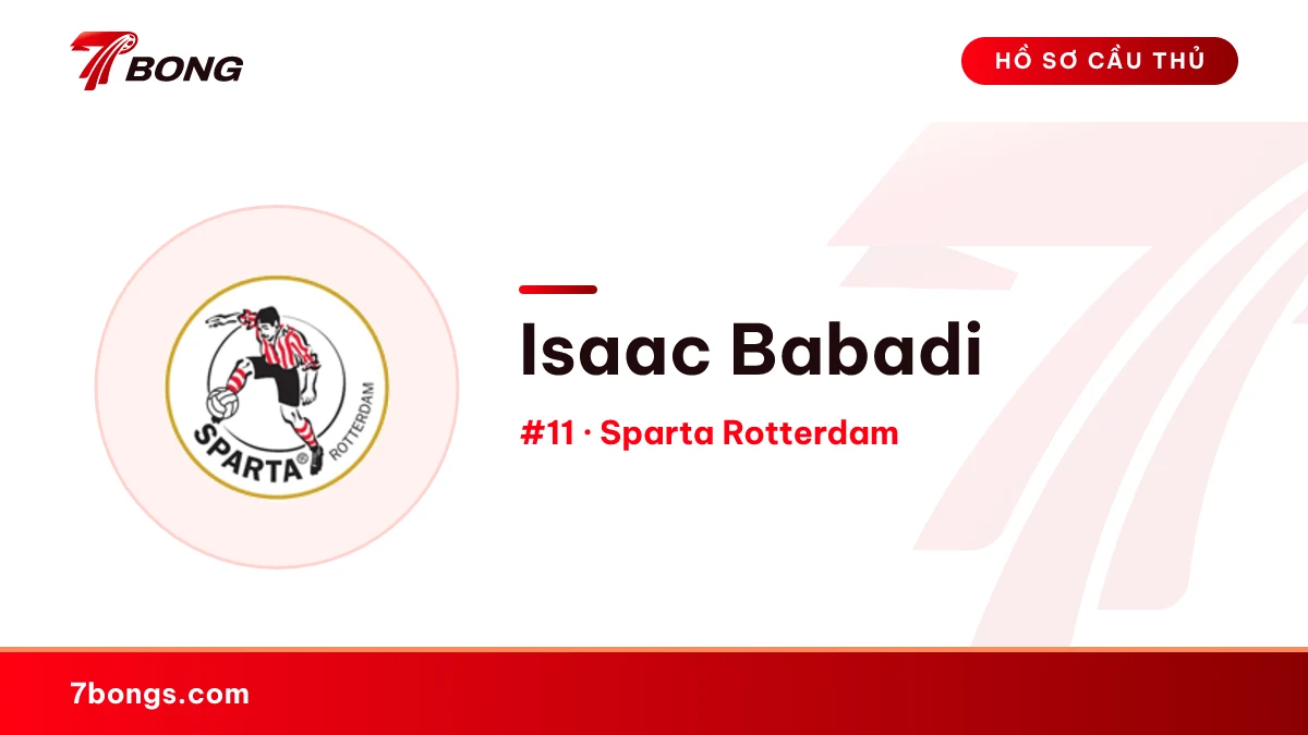 Isaac Babadi — Sparta Rotterdam