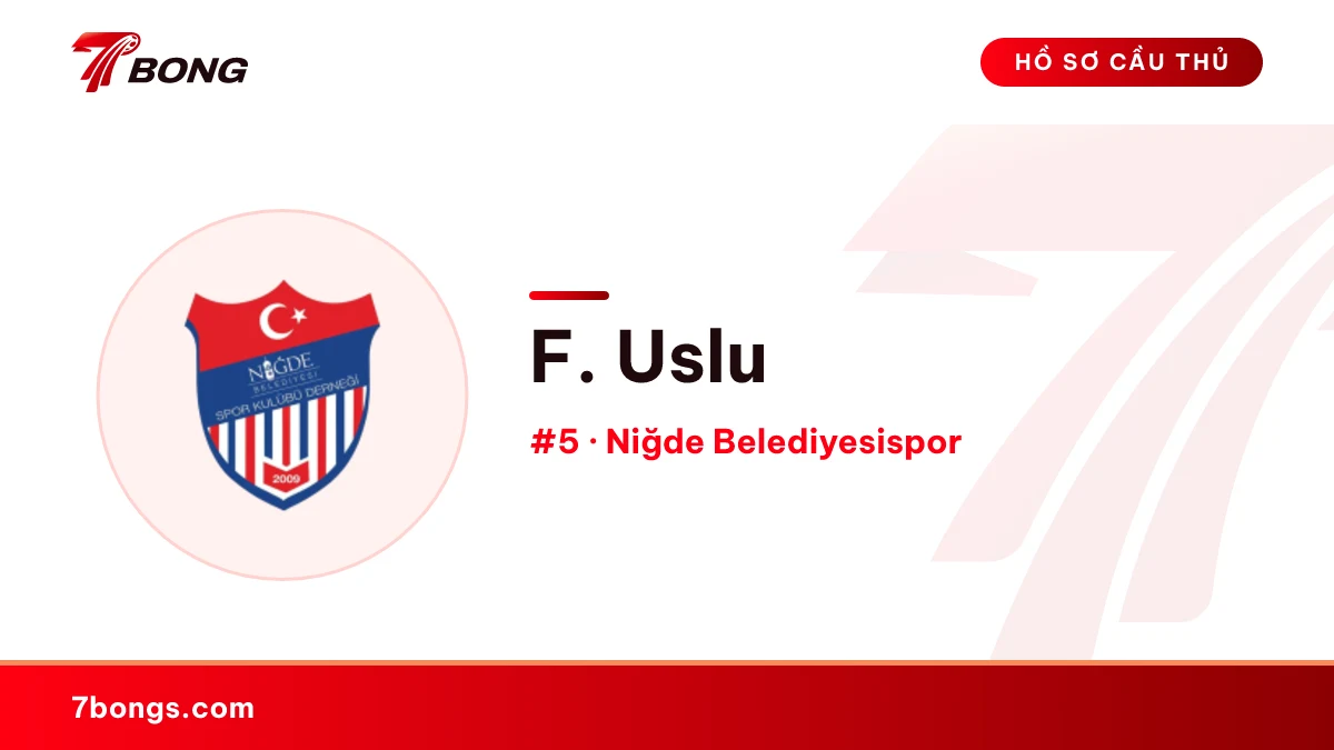 F. Uslu — Niğde Belediyesispor