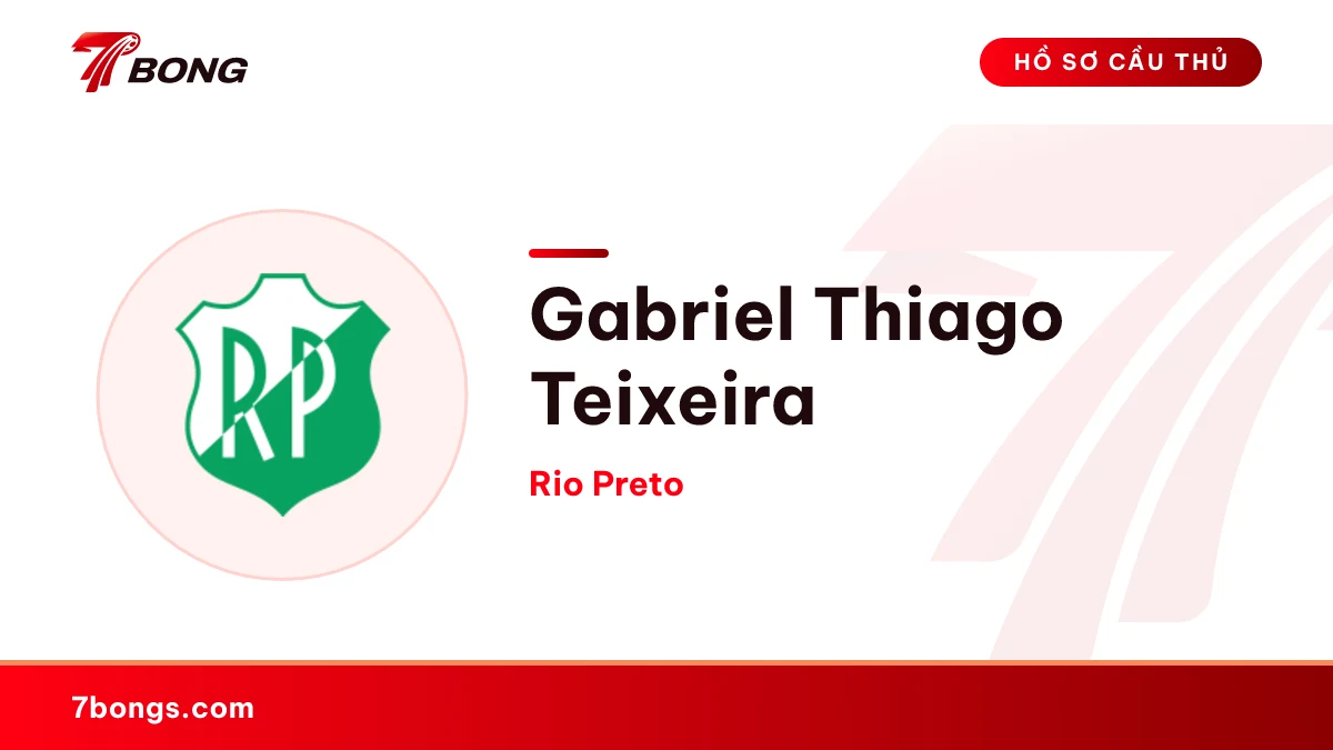 Gabriel Thiago Teixeira — Rio Preto