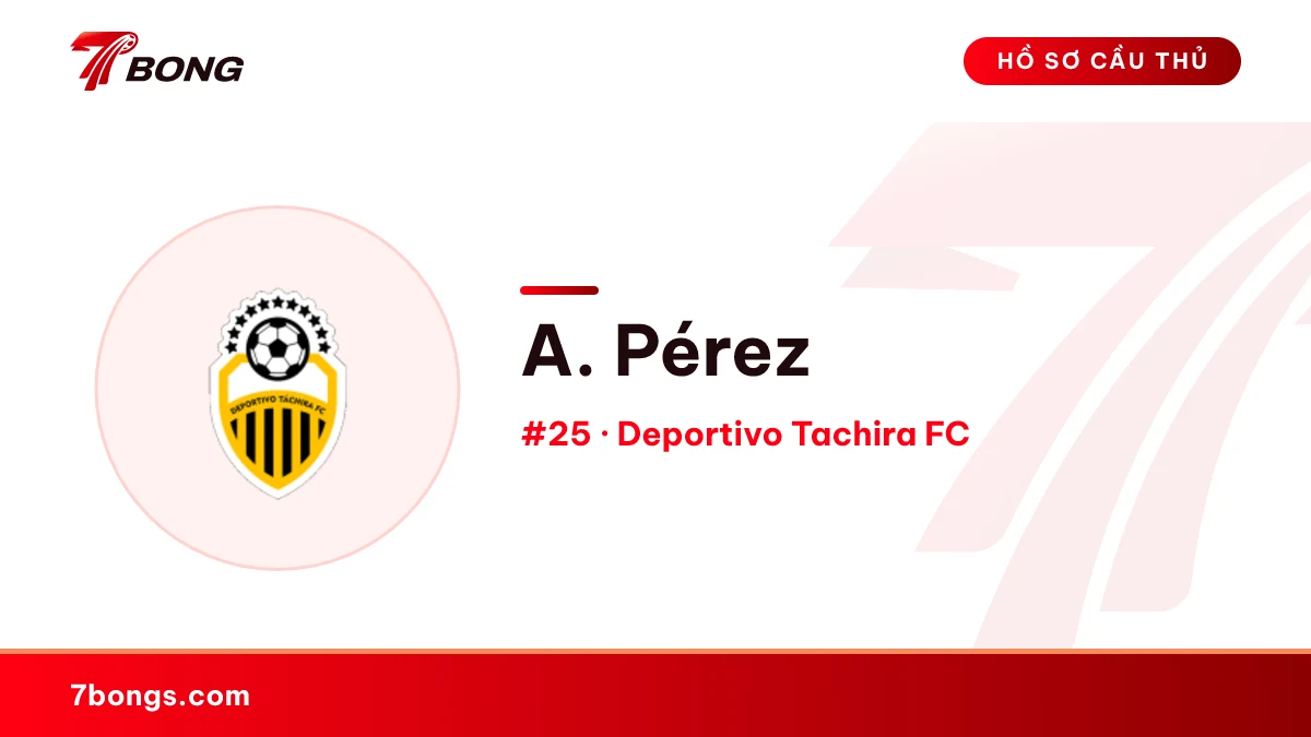 A. Pérez — Deportivo Tachira FC