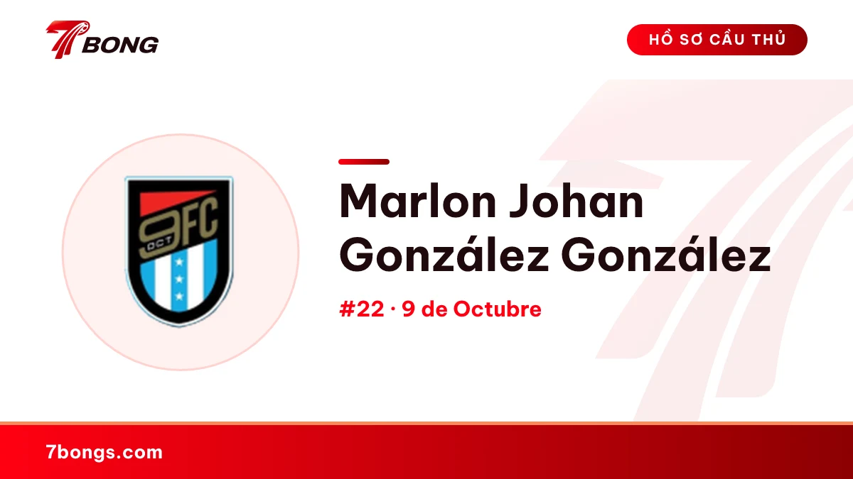 Marlon Johan González González — 9 de Octubre