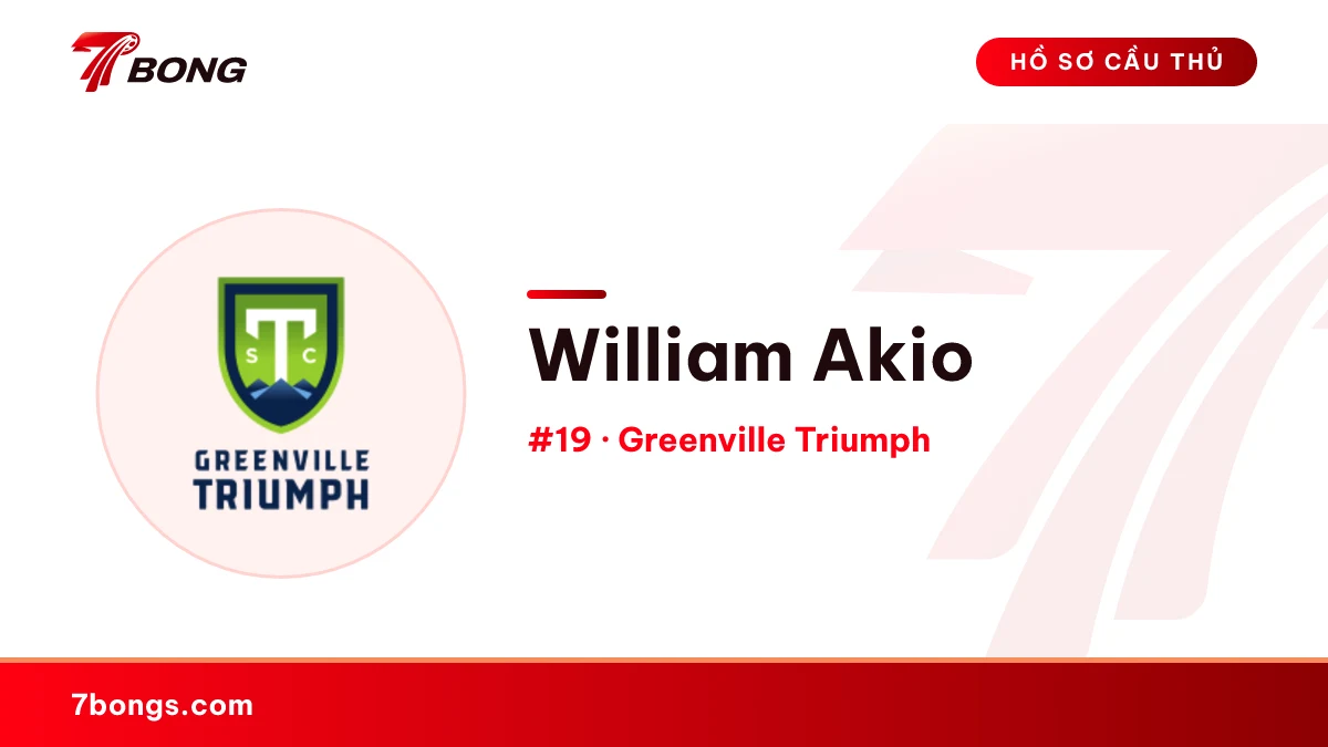 William Akio — Greenville Triumph
