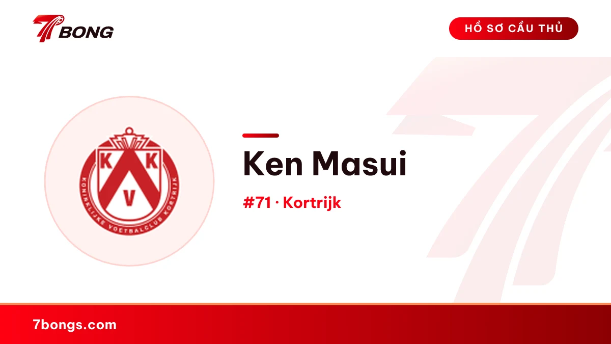 Ken Masui — Kortrijk