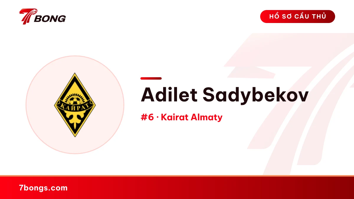 Adilet Sadybekov — Kairat Almaty