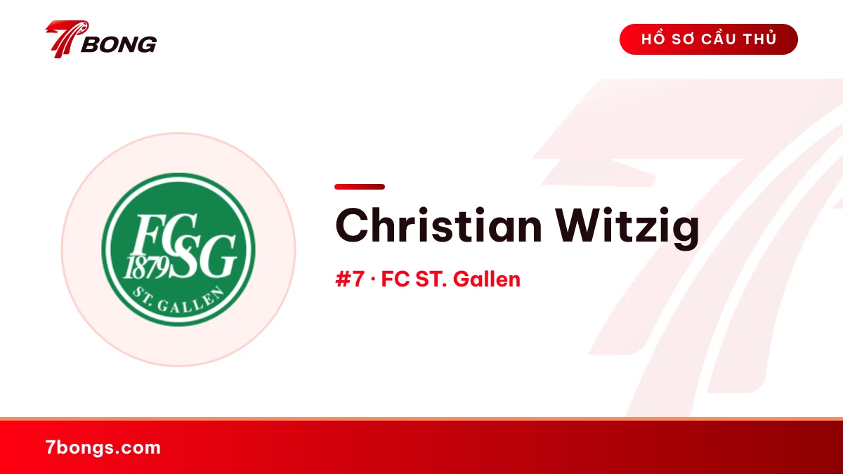 Christian Witzig — FC ST. Gallen