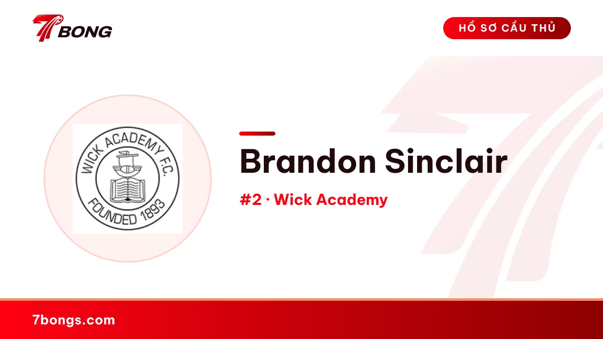 Brandon Sinclair — Wick Academy