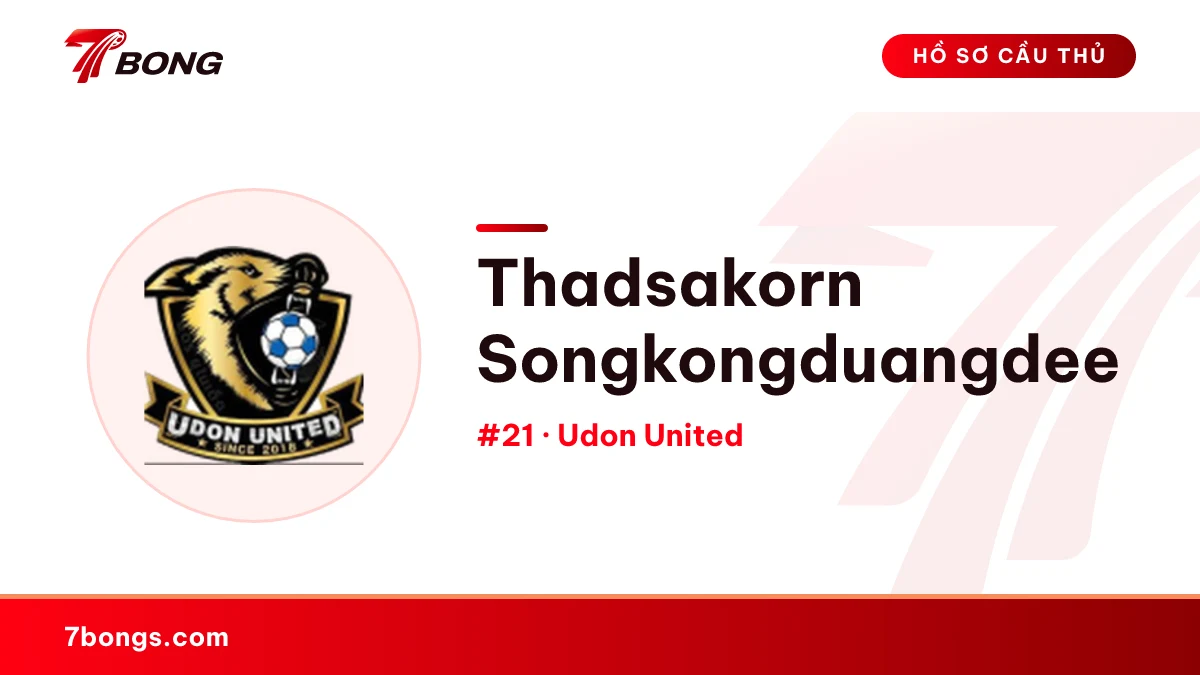 Thadsakorn Songkongduangdee — Udon United