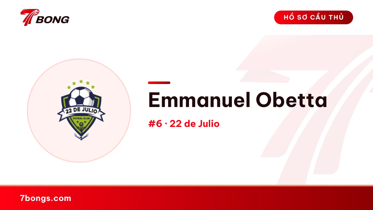 Emmanuel Obetta — 22 de Julio