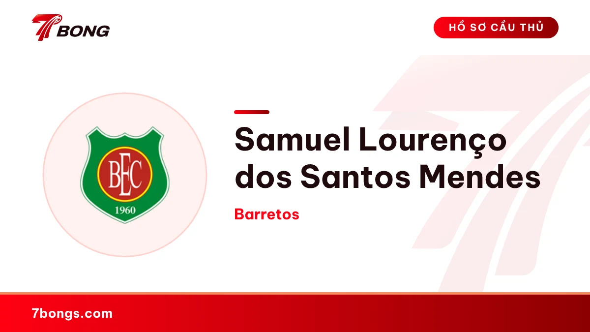 Samuel Lourenço dos Santos Mendes — Barretos