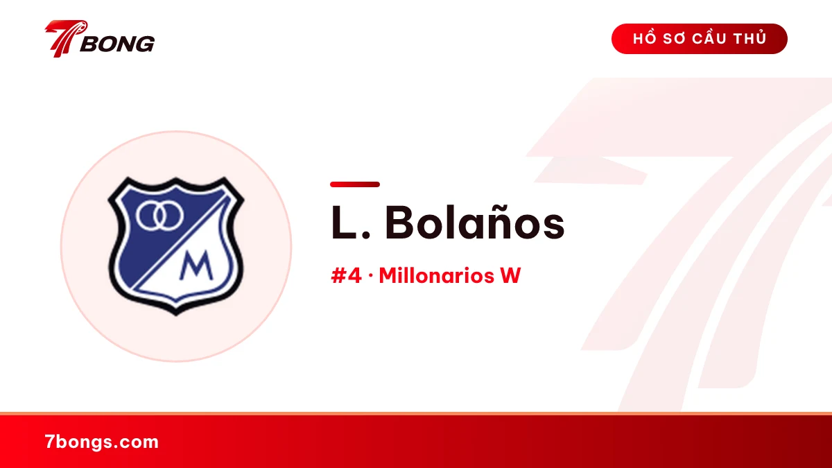 L. Bolaños — Millonarios W
