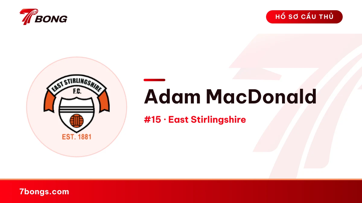 Adam MacDonald — East Stirlingshire