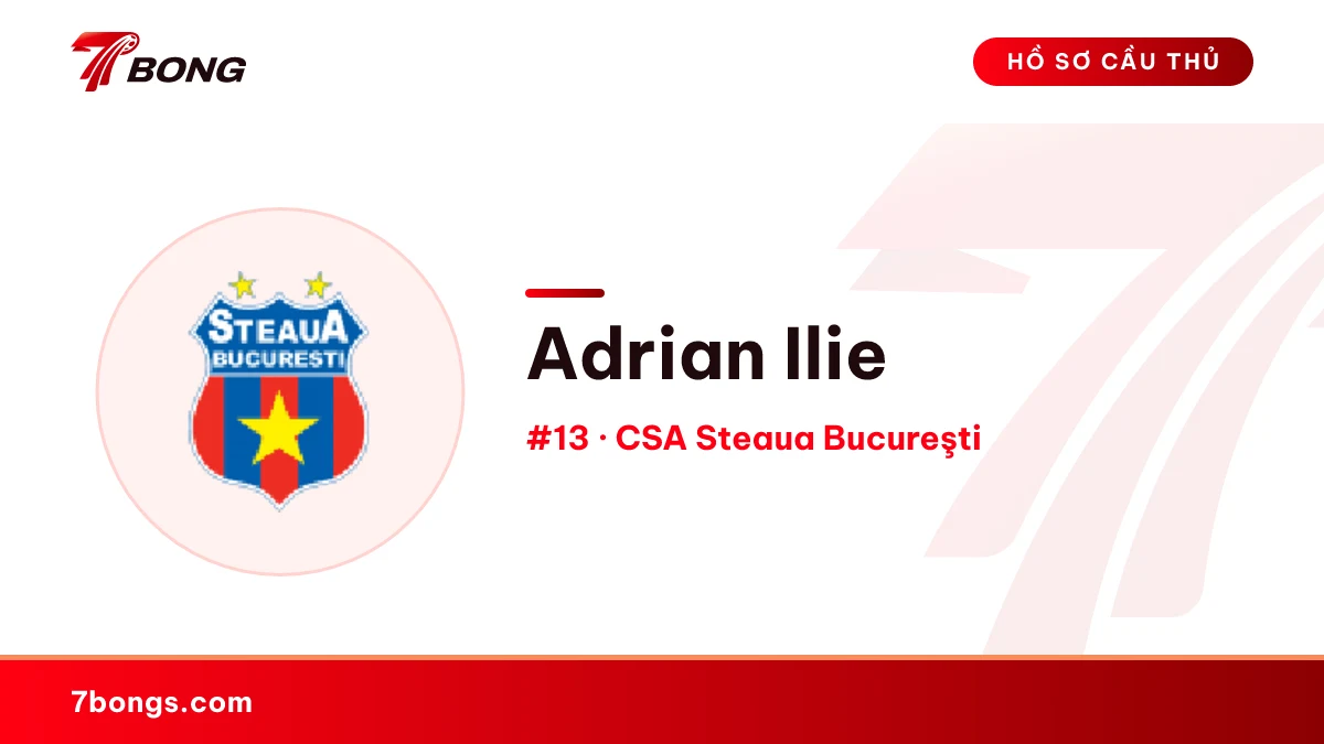 Adrian Ilie — CSA Steaua Bucureşti