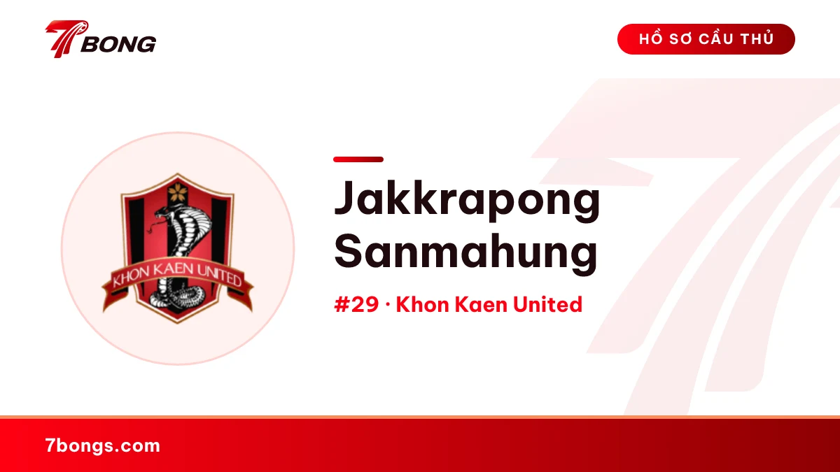 Jakkrapong Sanmahung — Khon Kaen United