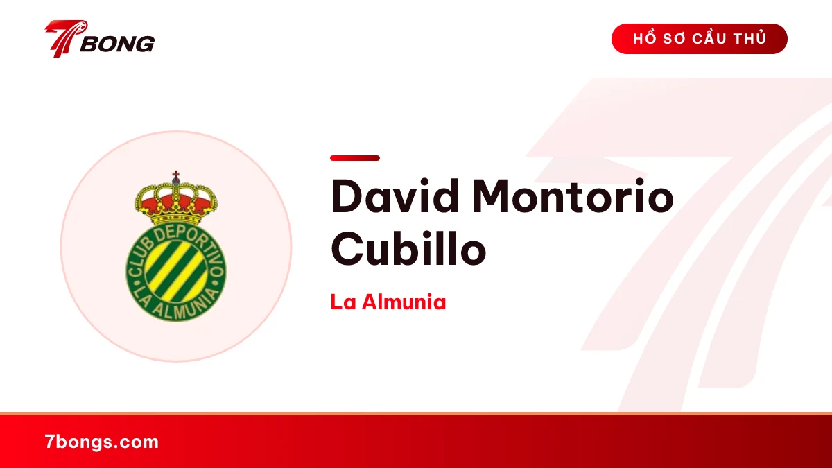 David Montorio Cubillo — La Almunia