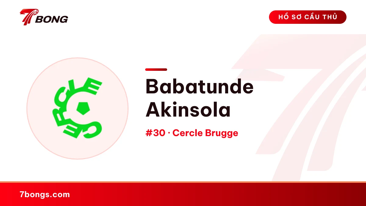 Babatunde Akinsola — Cercle Brugge