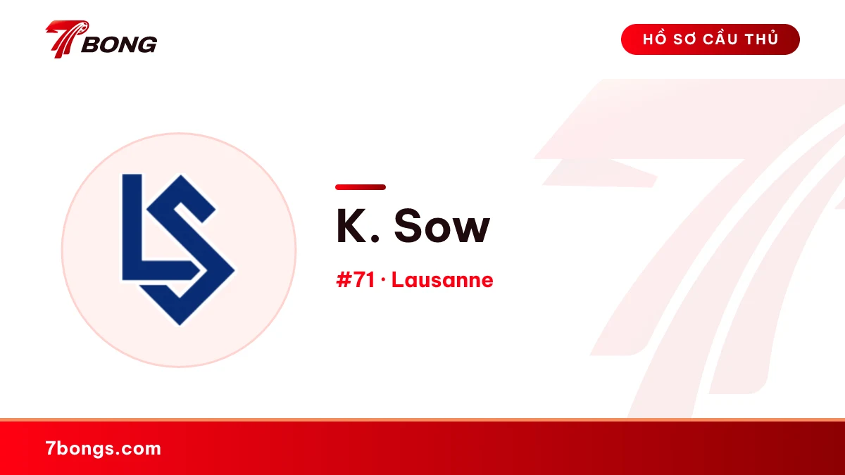 K. Sow — Lausanne